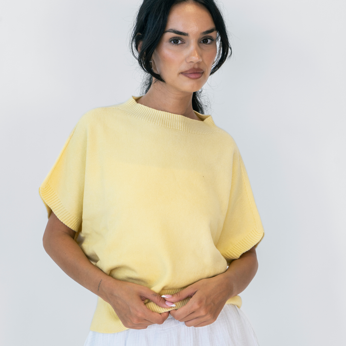 Alejandra | Top de punto boxy