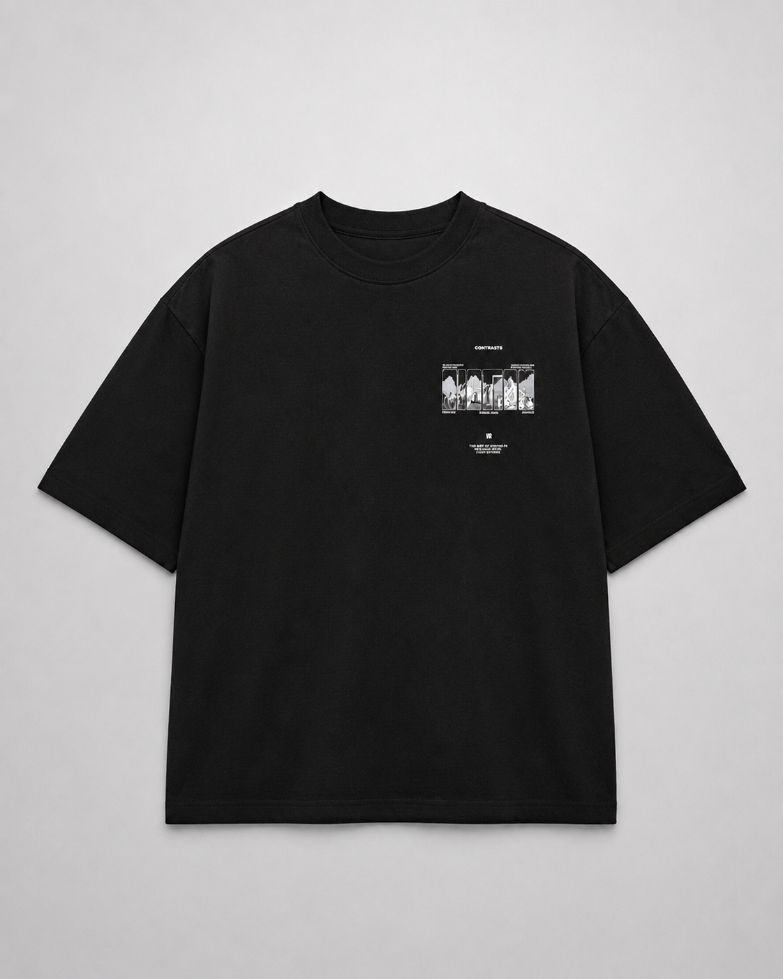 Raúl | Camiseta oversize con estampado en la espalda