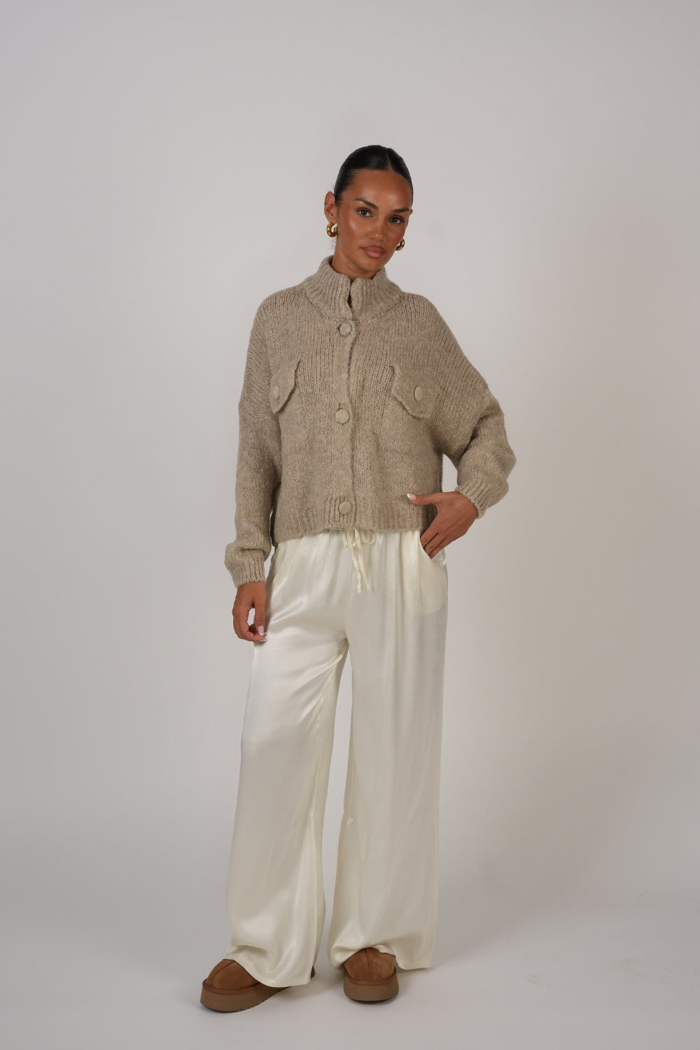 Carlota | Cárdigan oversize con botones