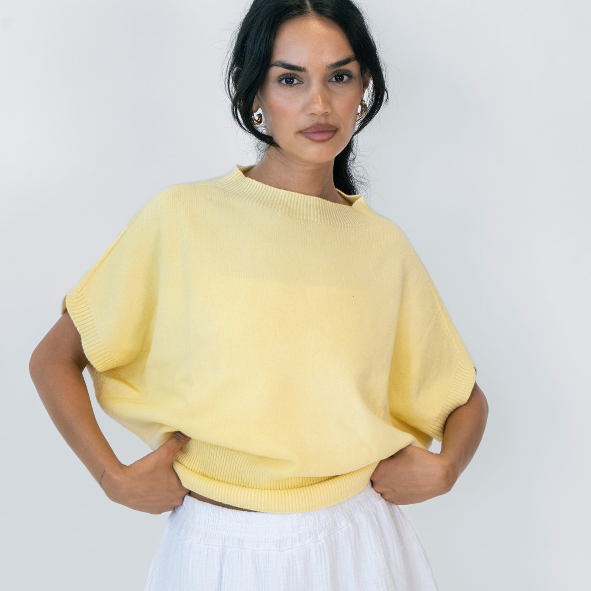 Alejandra | Top de punto boxy