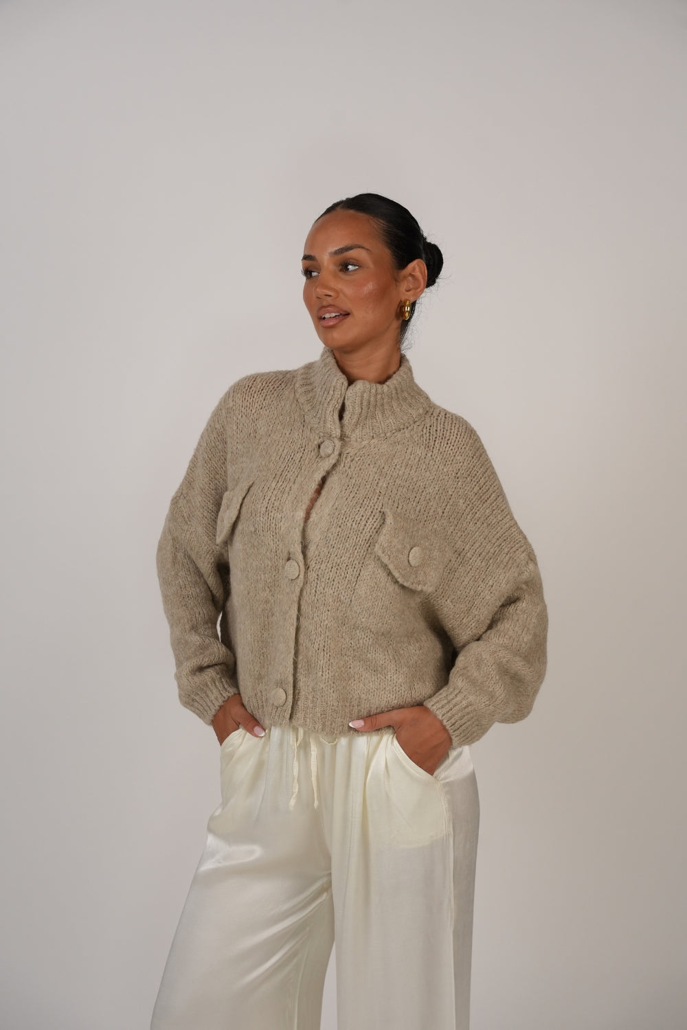 Carlota | Cárdigan oversize con botones
