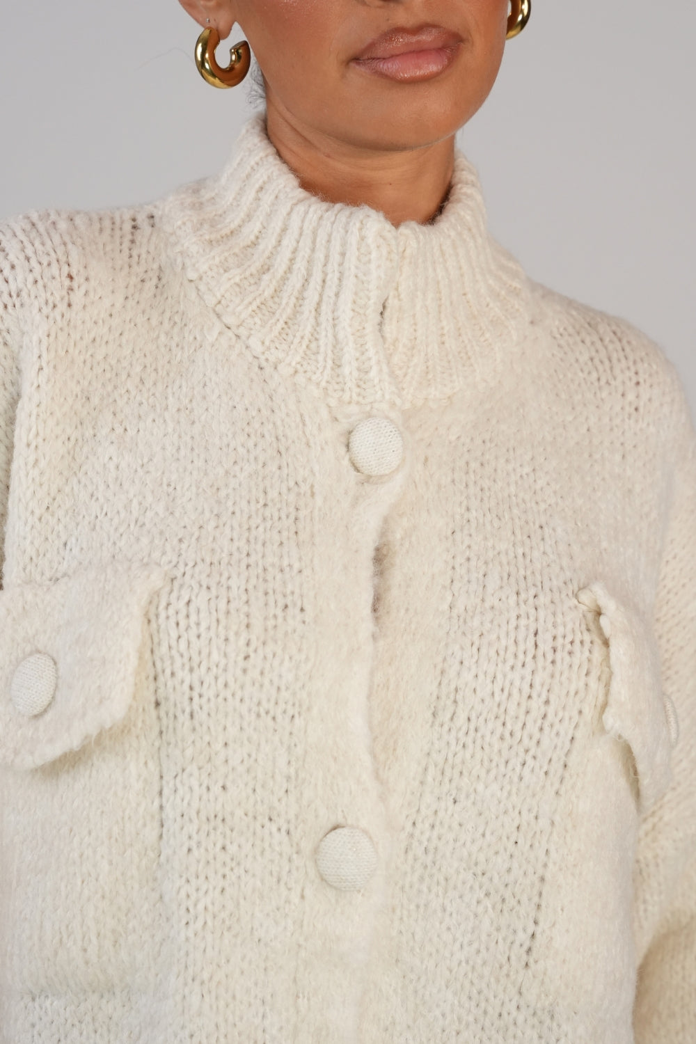 Carlota | Cárdigan oversize con botones