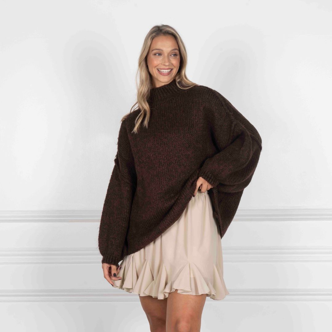 Úrsula | Jersey oversize de cuello alto