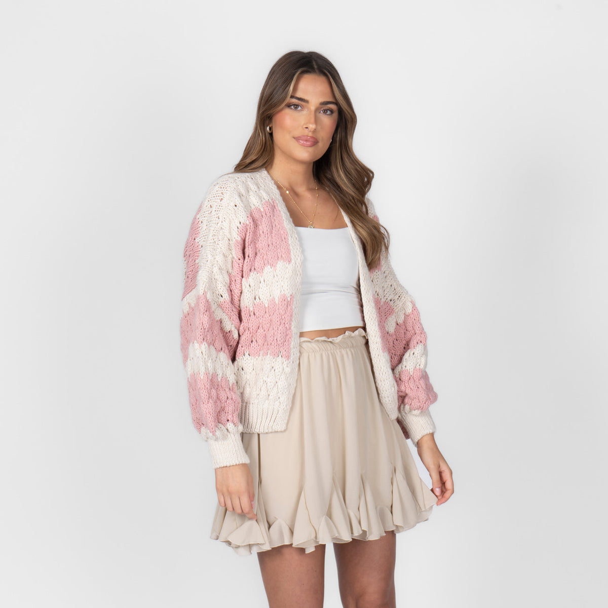 Patricia | Cárdigan oversize de ondas