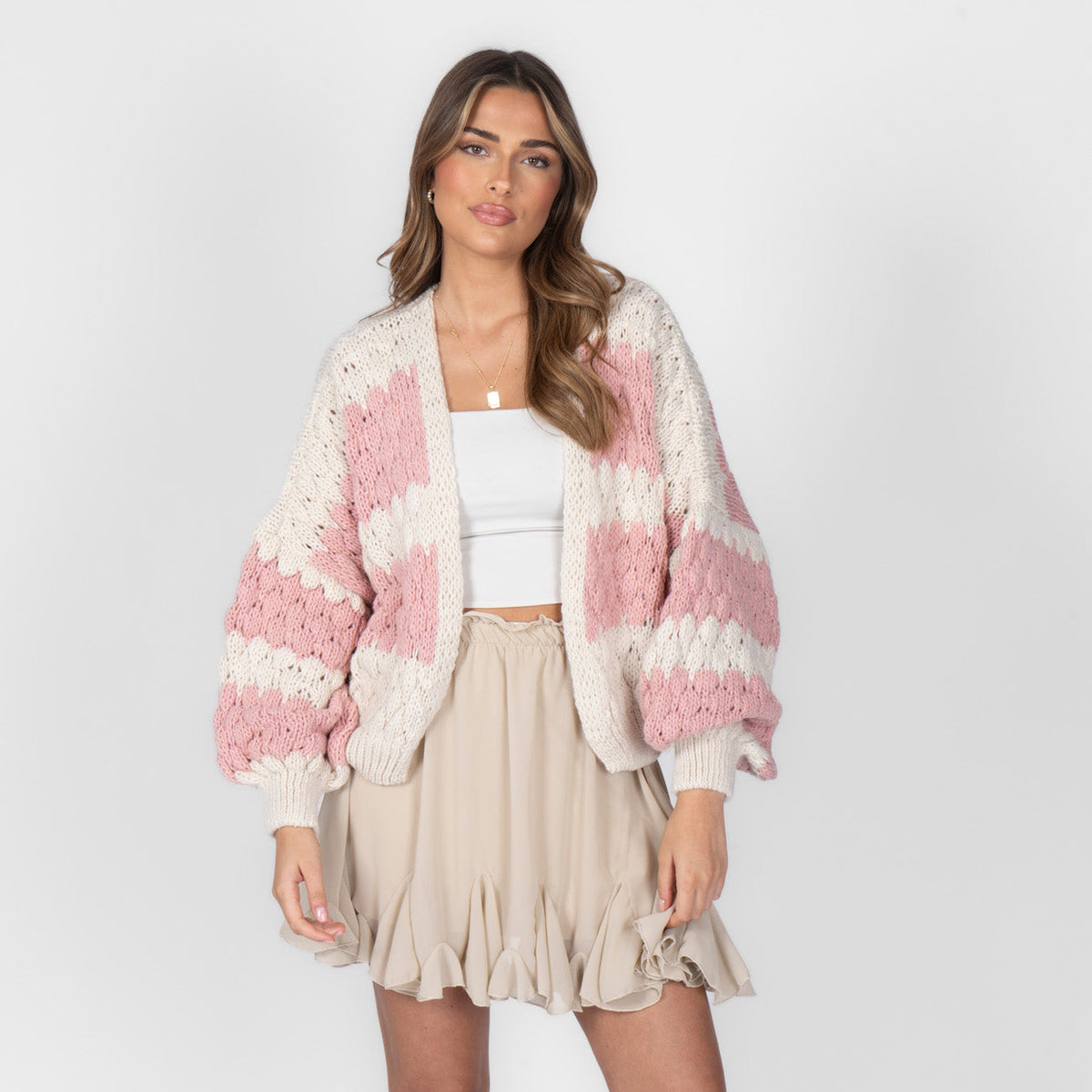Patricia | Cárdigan oversize de ondas