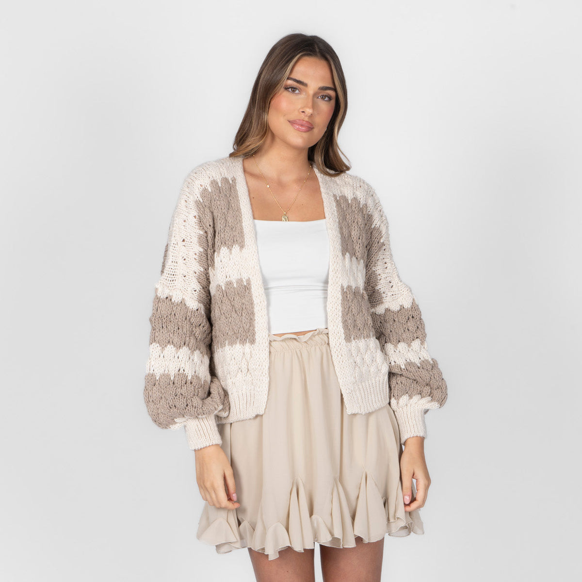 Patricia | Cárdigan oversize de ondas