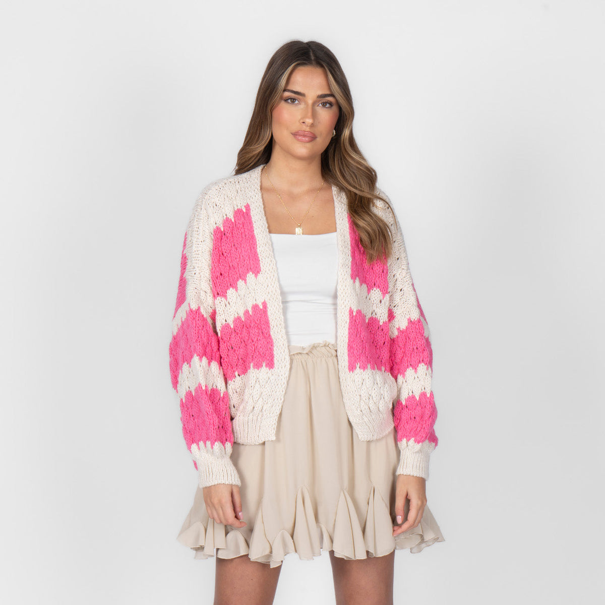 Patricia | Cárdigan oversize de ondas
