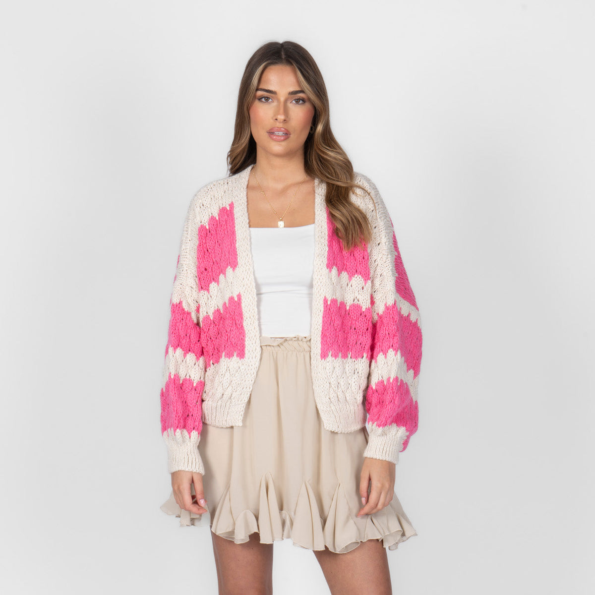 Patricia | Cárdigan oversize de ondas
