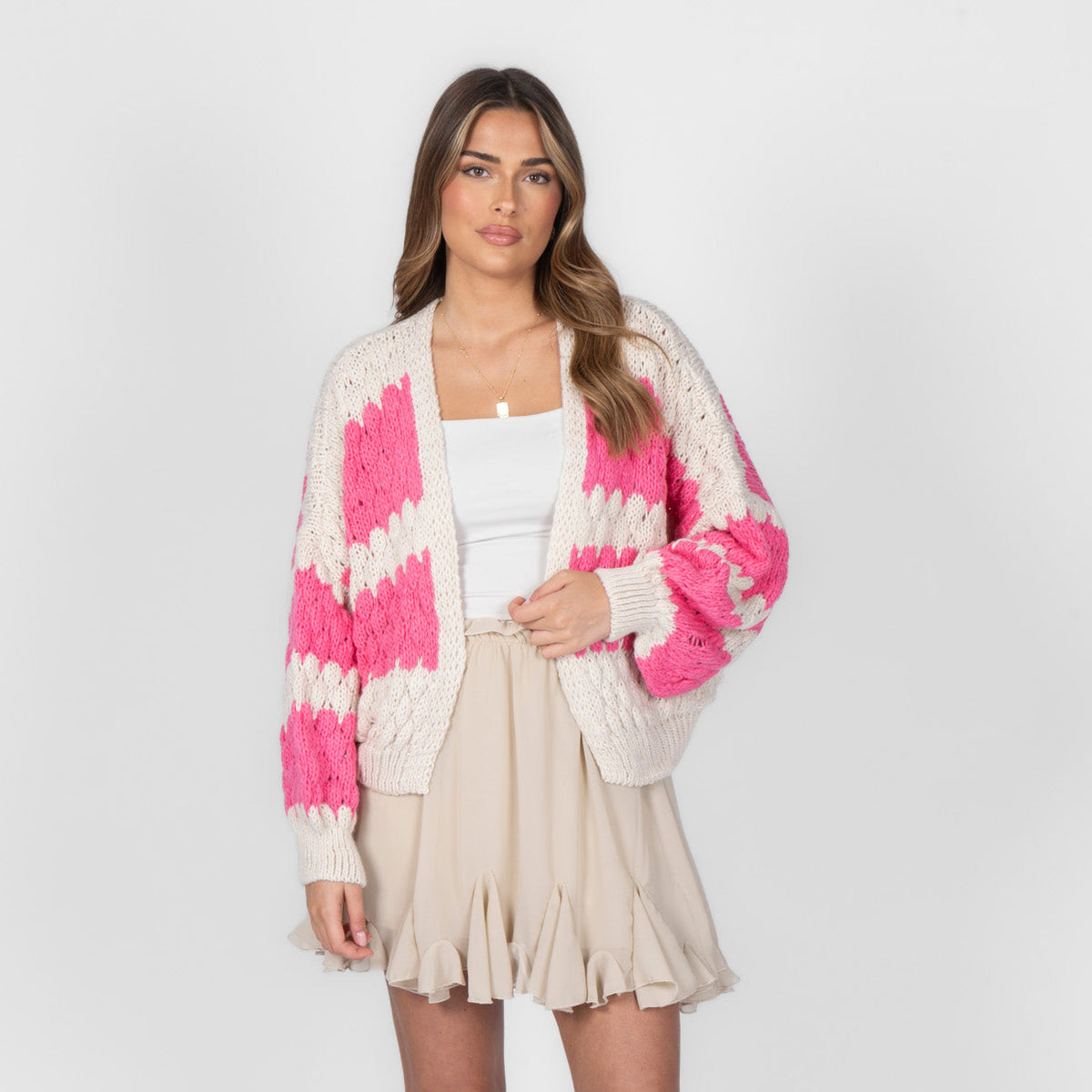 Patricia | Cárdigan oversize de ondas
