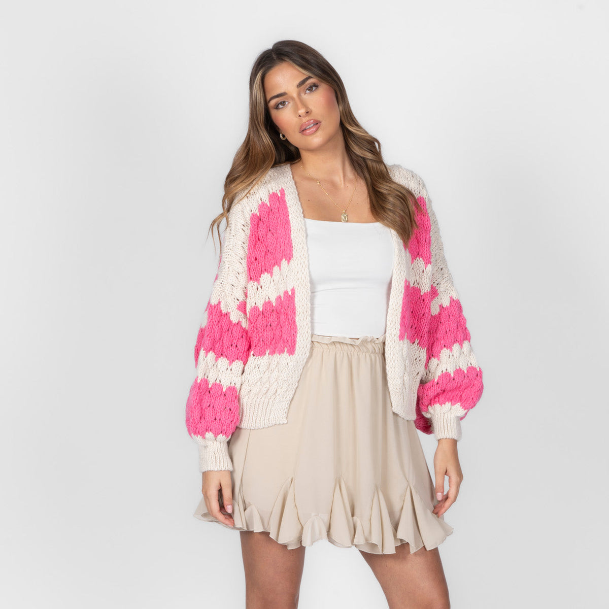 Patricia | Cárdigan oversize de ondas