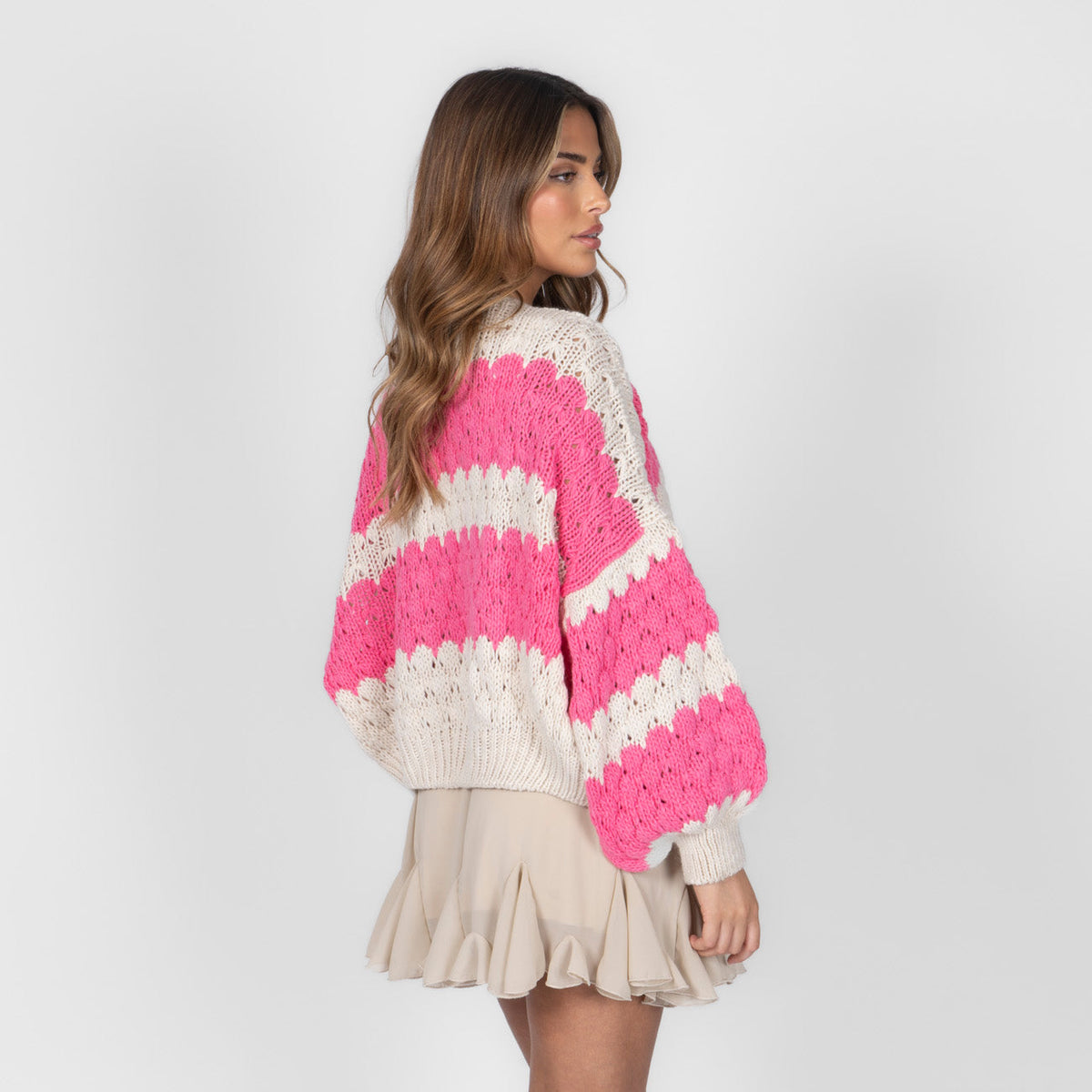 Patricia | Cárdigan oversize de ondas