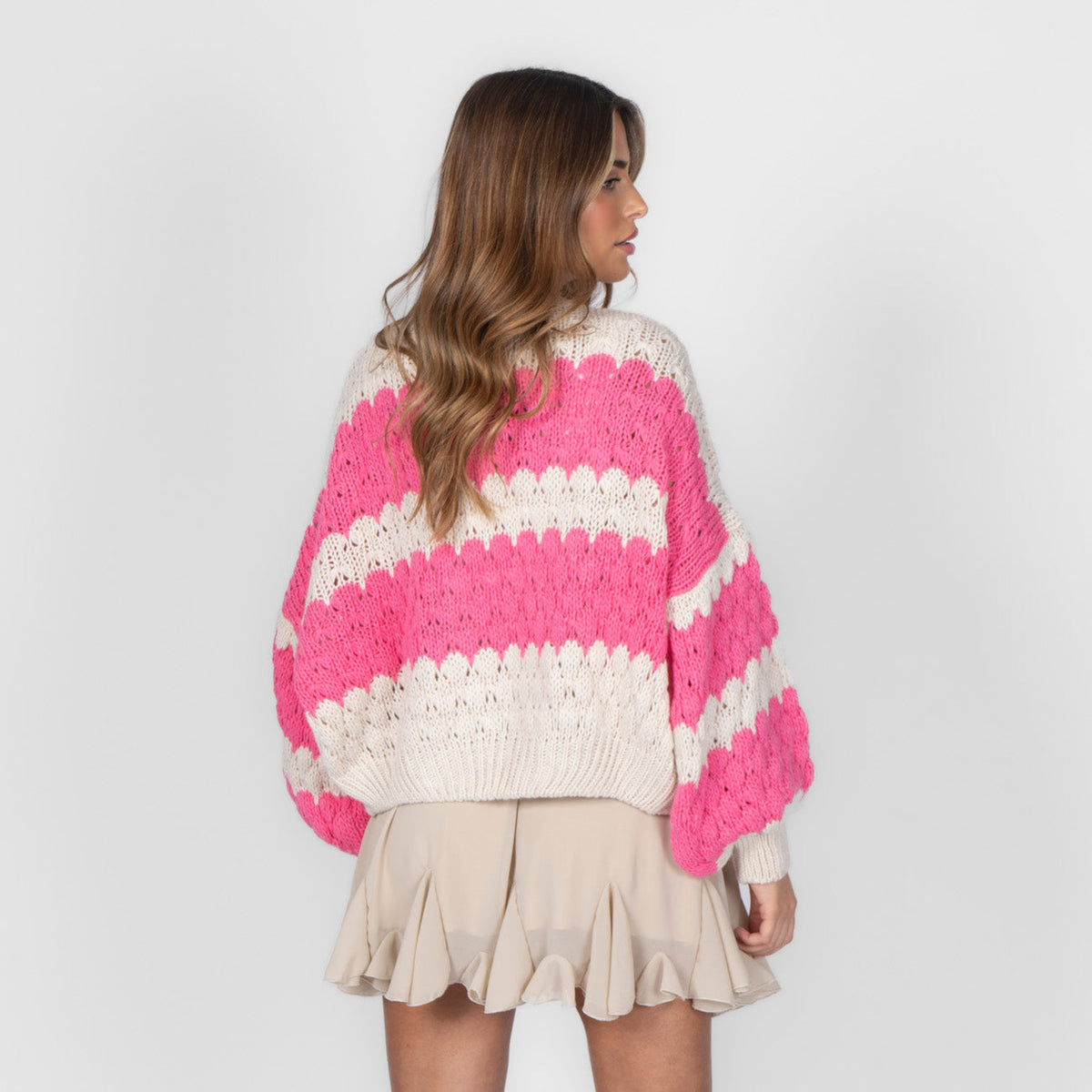 Patricia | Cárdigan oversize de ondas