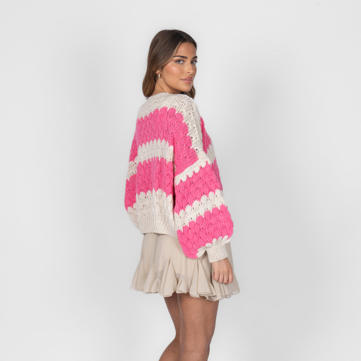 Patricia | Cárdigan oversize de ondas