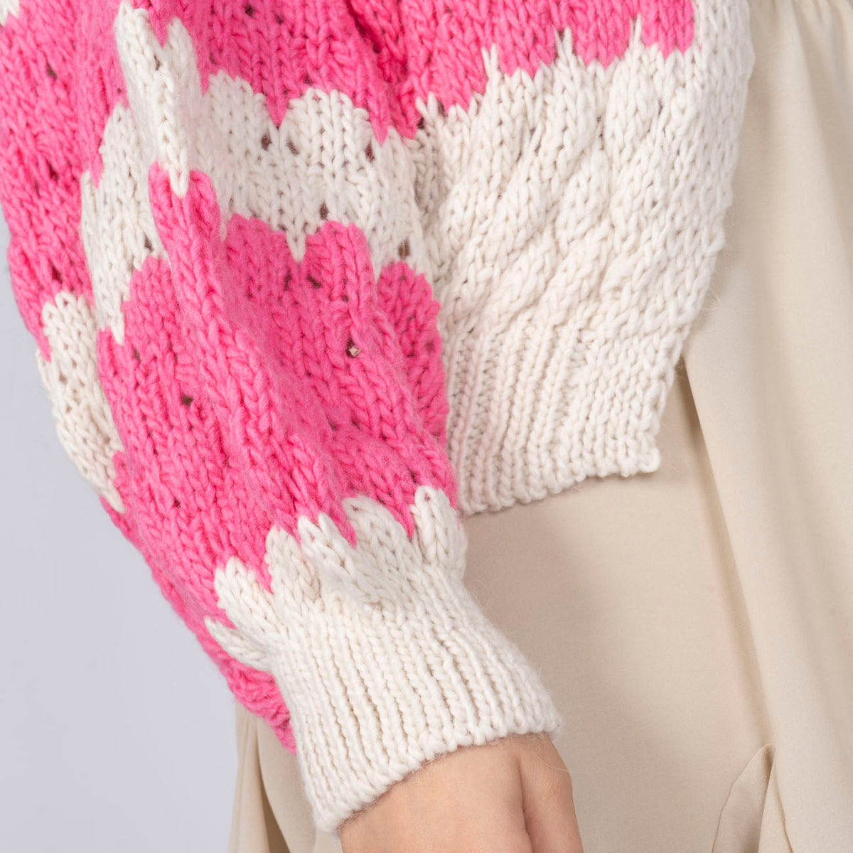 Patricia | Cárdigan oversize de ondas