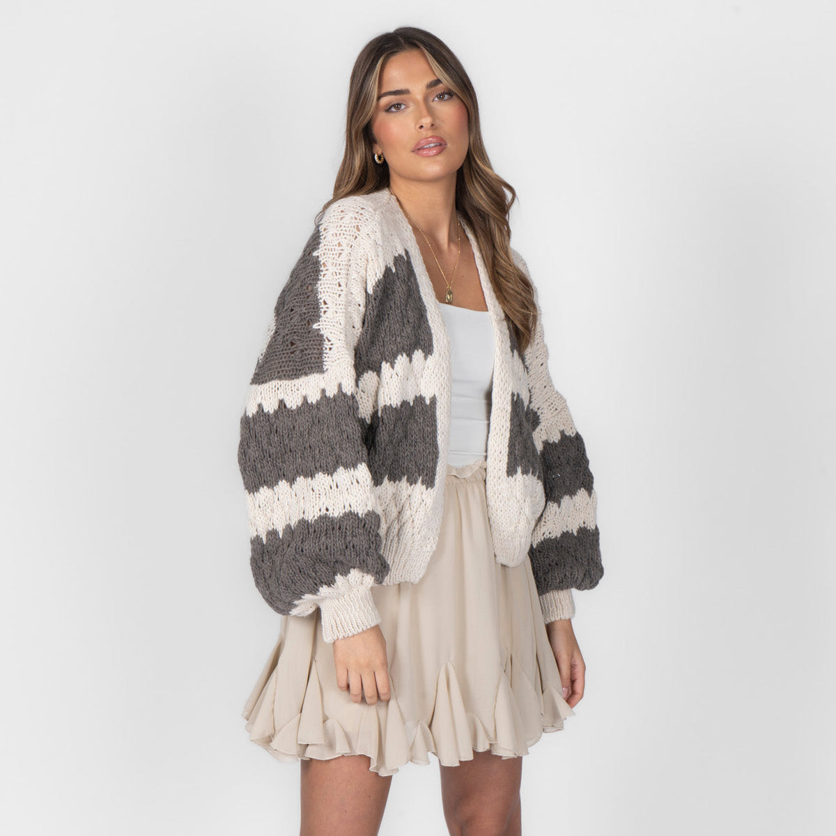 Patricia | Cárdigan oversize de ondas