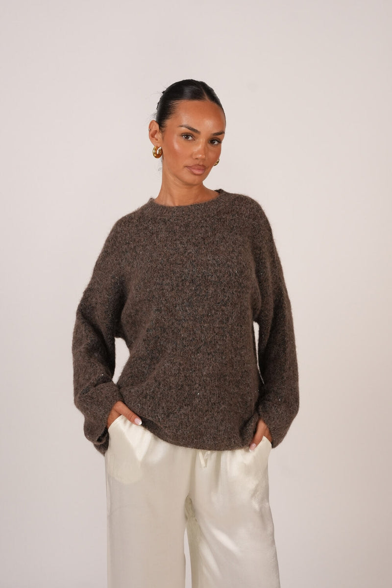 Aurora | Jersey de mini lentejuelas