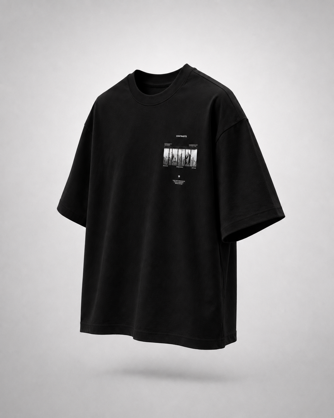 Raúl | Camiseta oversize con estampado en la espalda