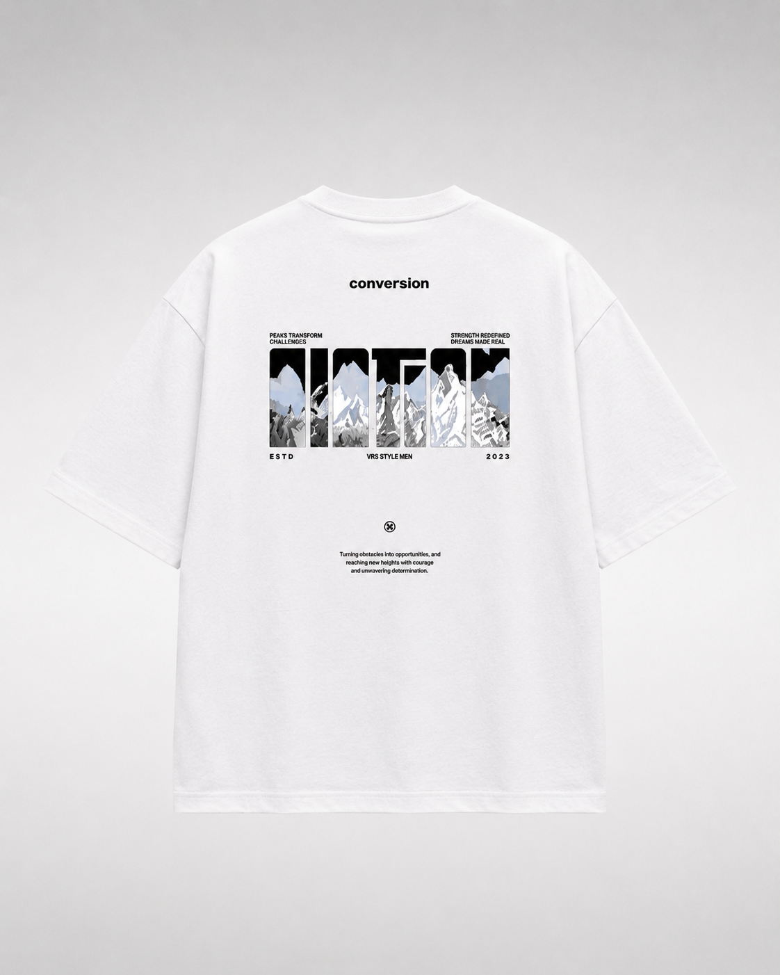 Raúl | Camiseta oversize con estampado en la espalda