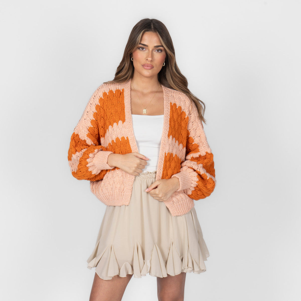 Patricia | Cárdigan oversize de ondas