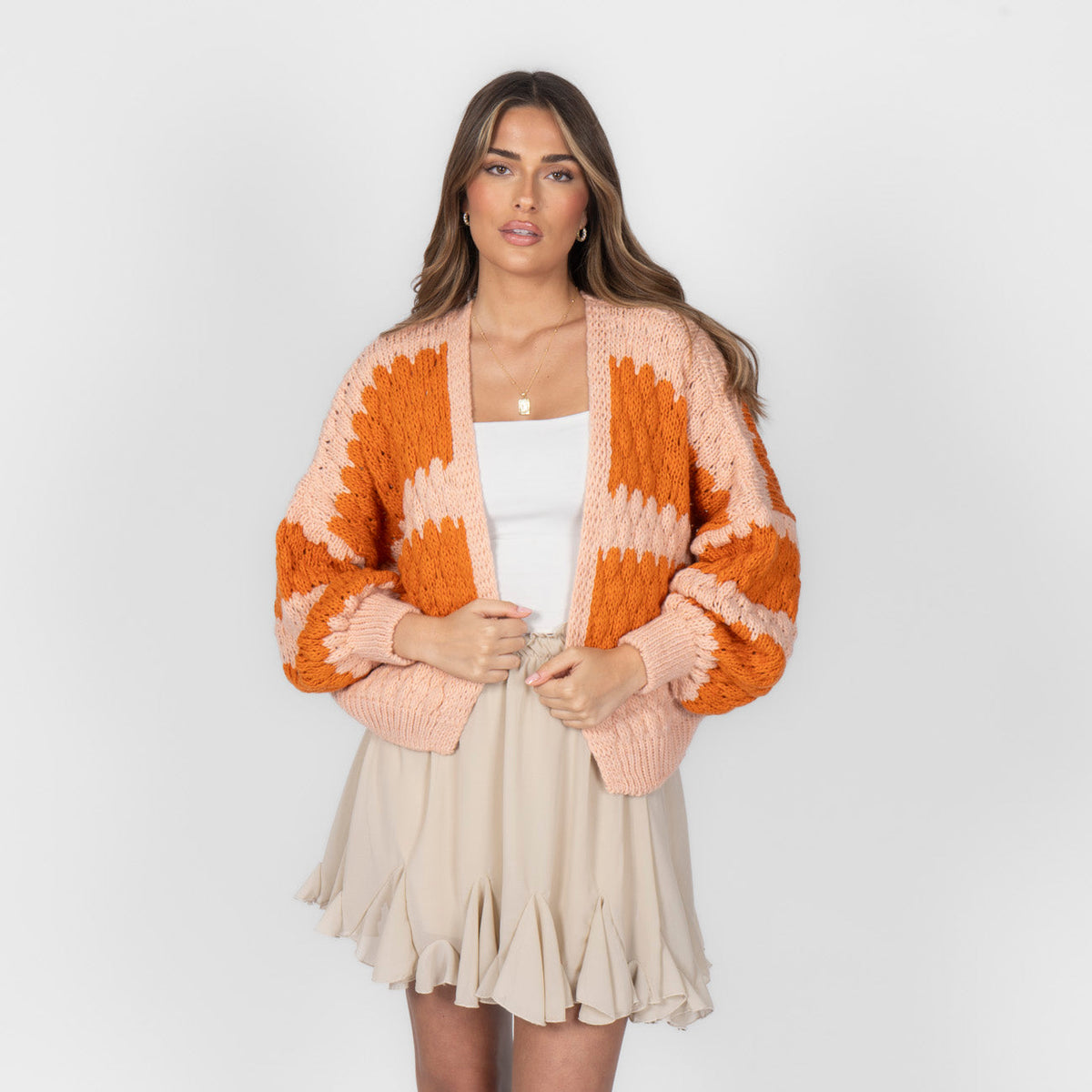 Patricia | Cárdigan oversize de ondas