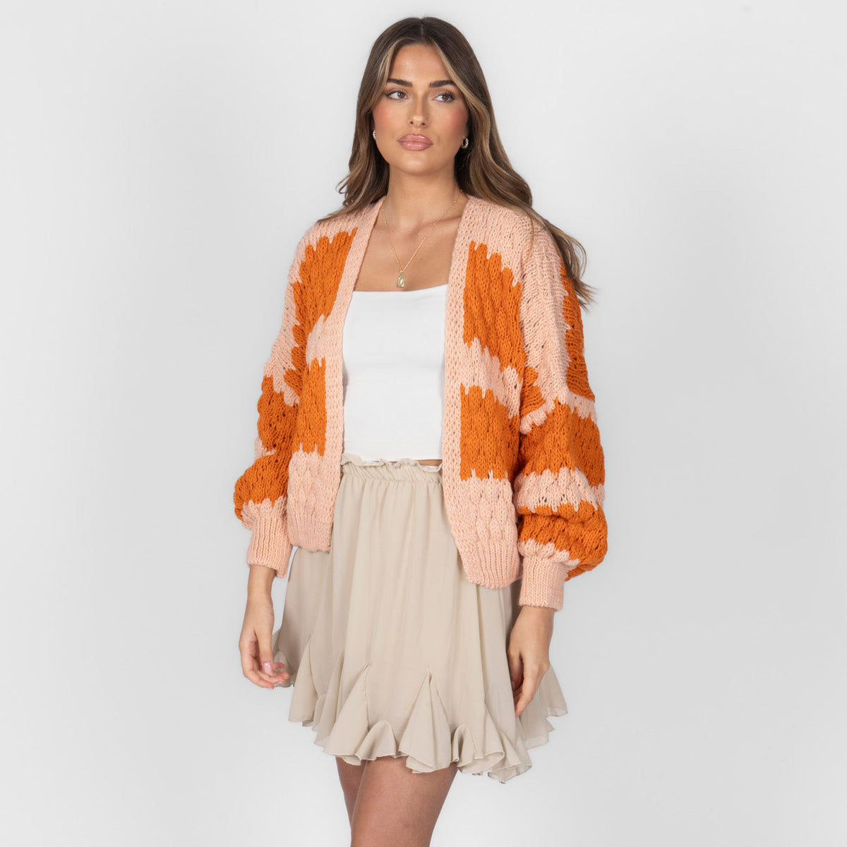 Patricia | Cárdigan oversize de ondas