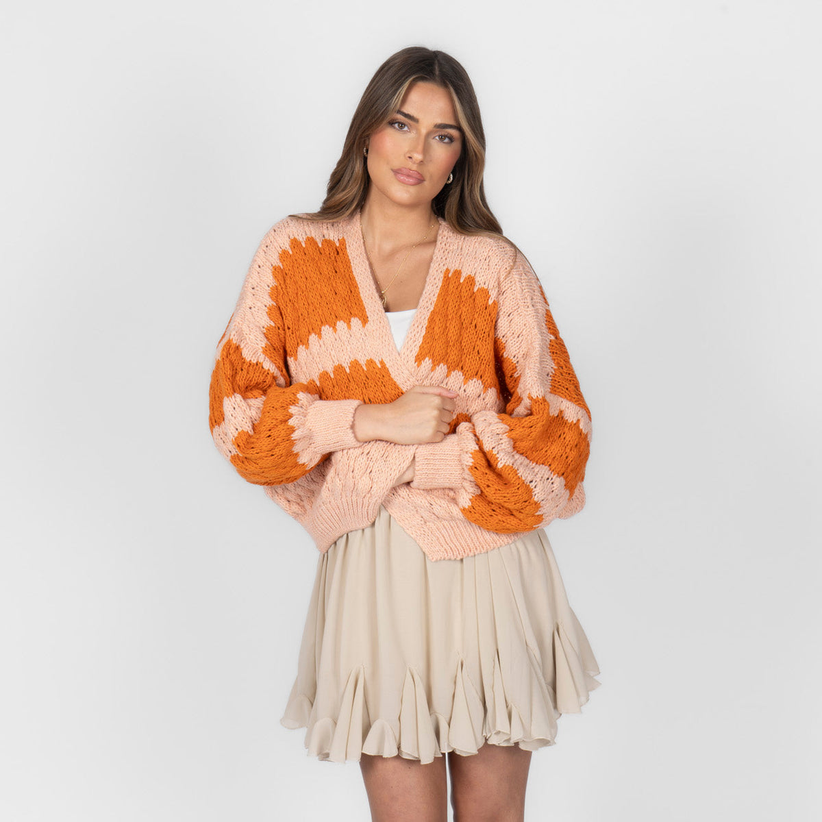 Patricia | Cárdigan oversize de ondas