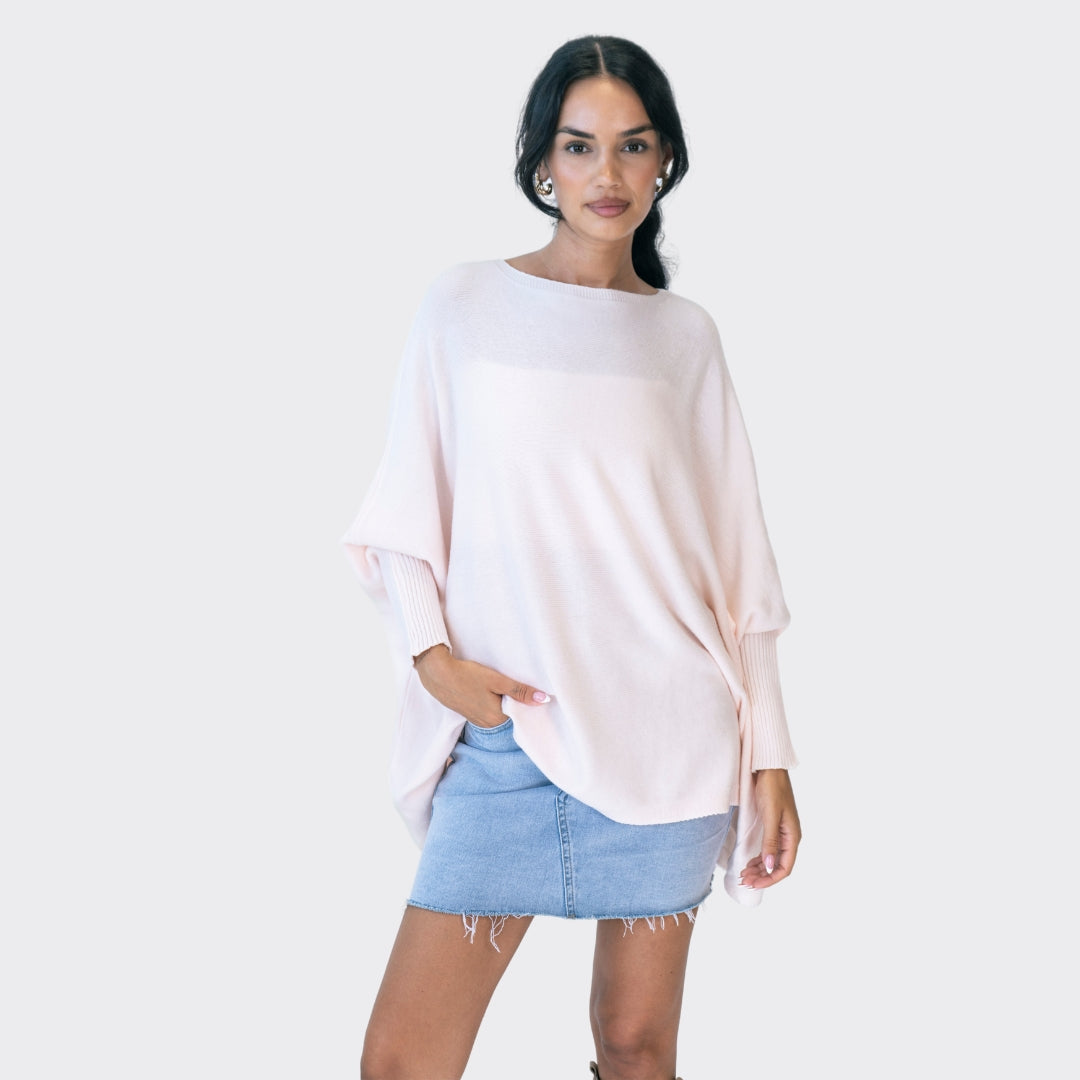 Rafaela | Jersey oversize de hombros caídos
