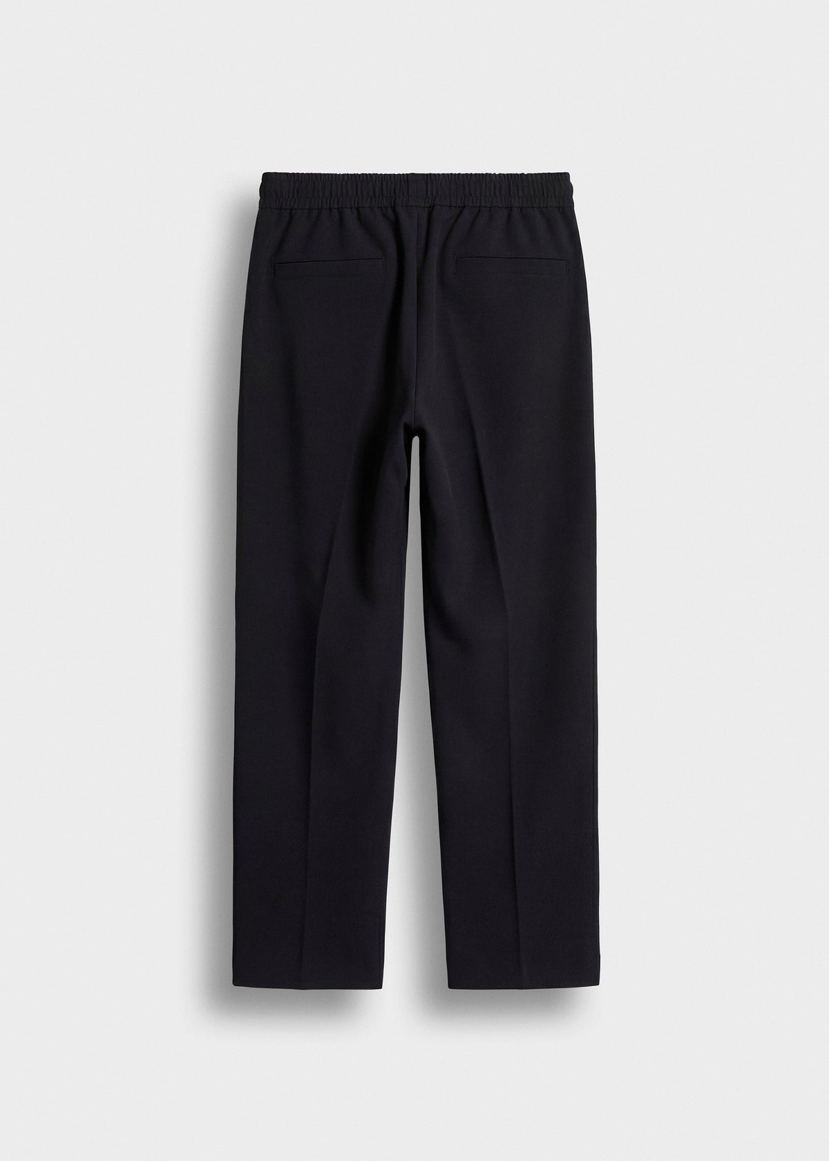 Pantalón Cintura Elástica Sergio en negro, vista trasera