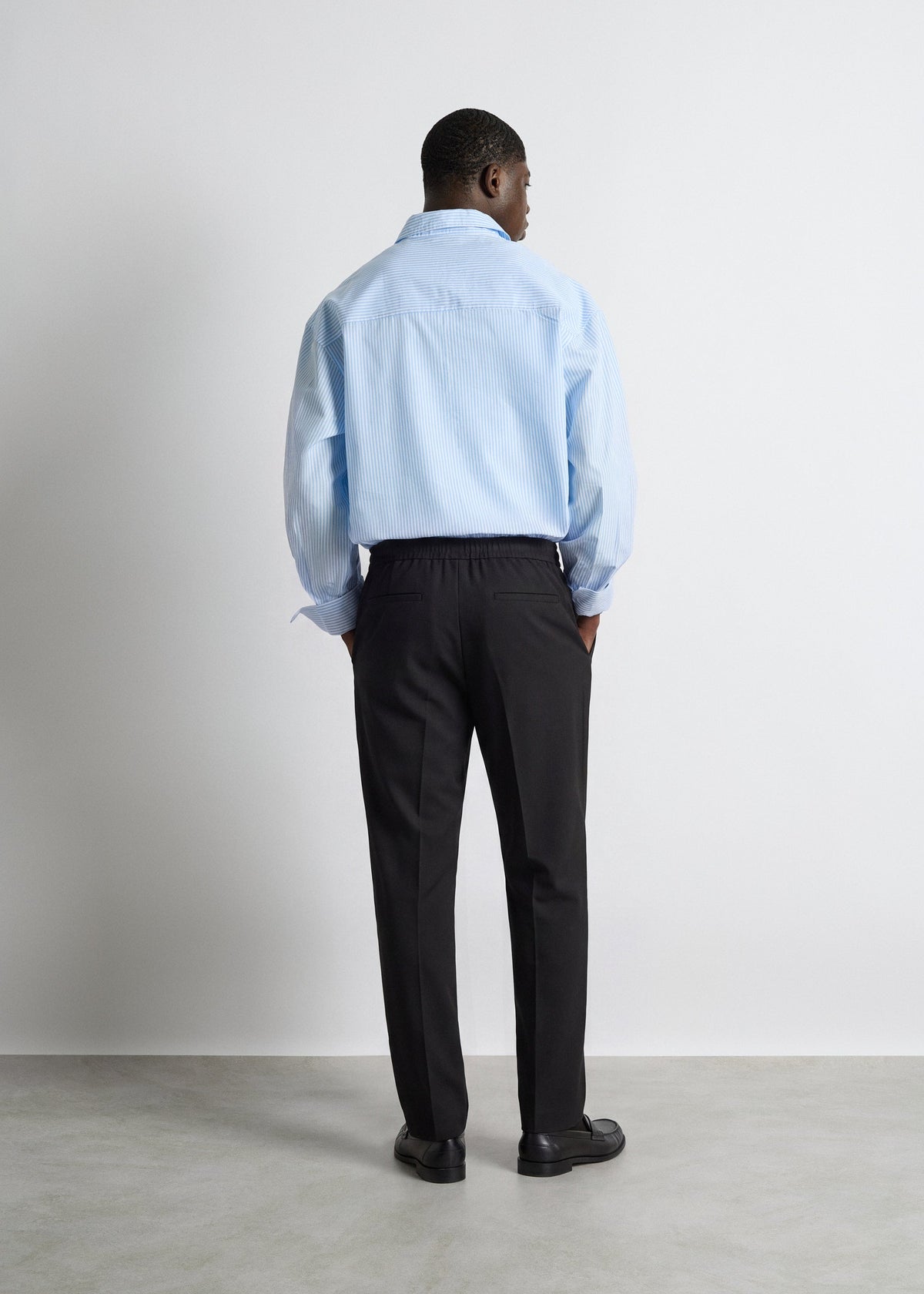 Pantalón Cintura Elástica Sergio en negro, foto 5