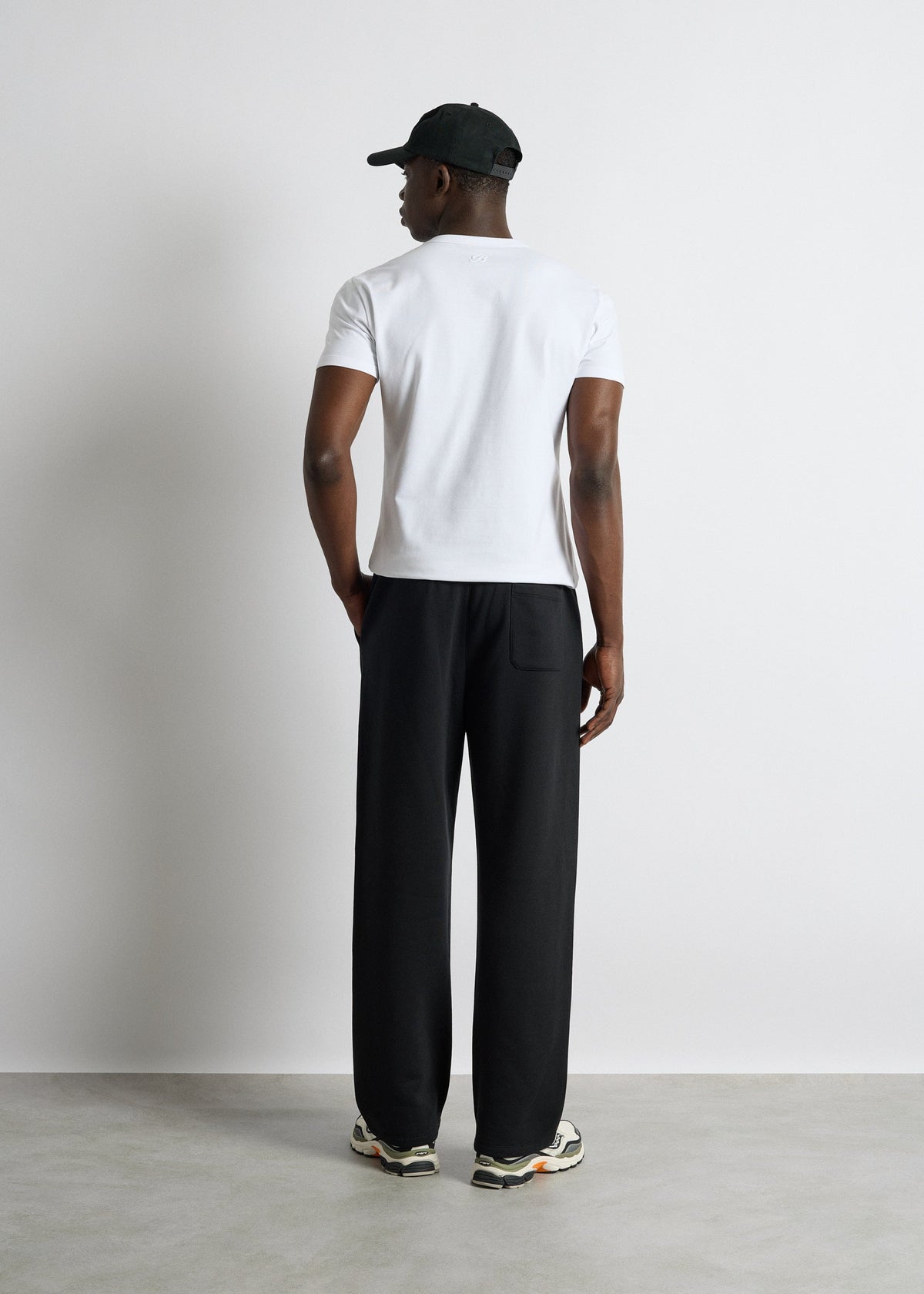 Pantalón de Chándal Recto Pablo en negro, foto 6