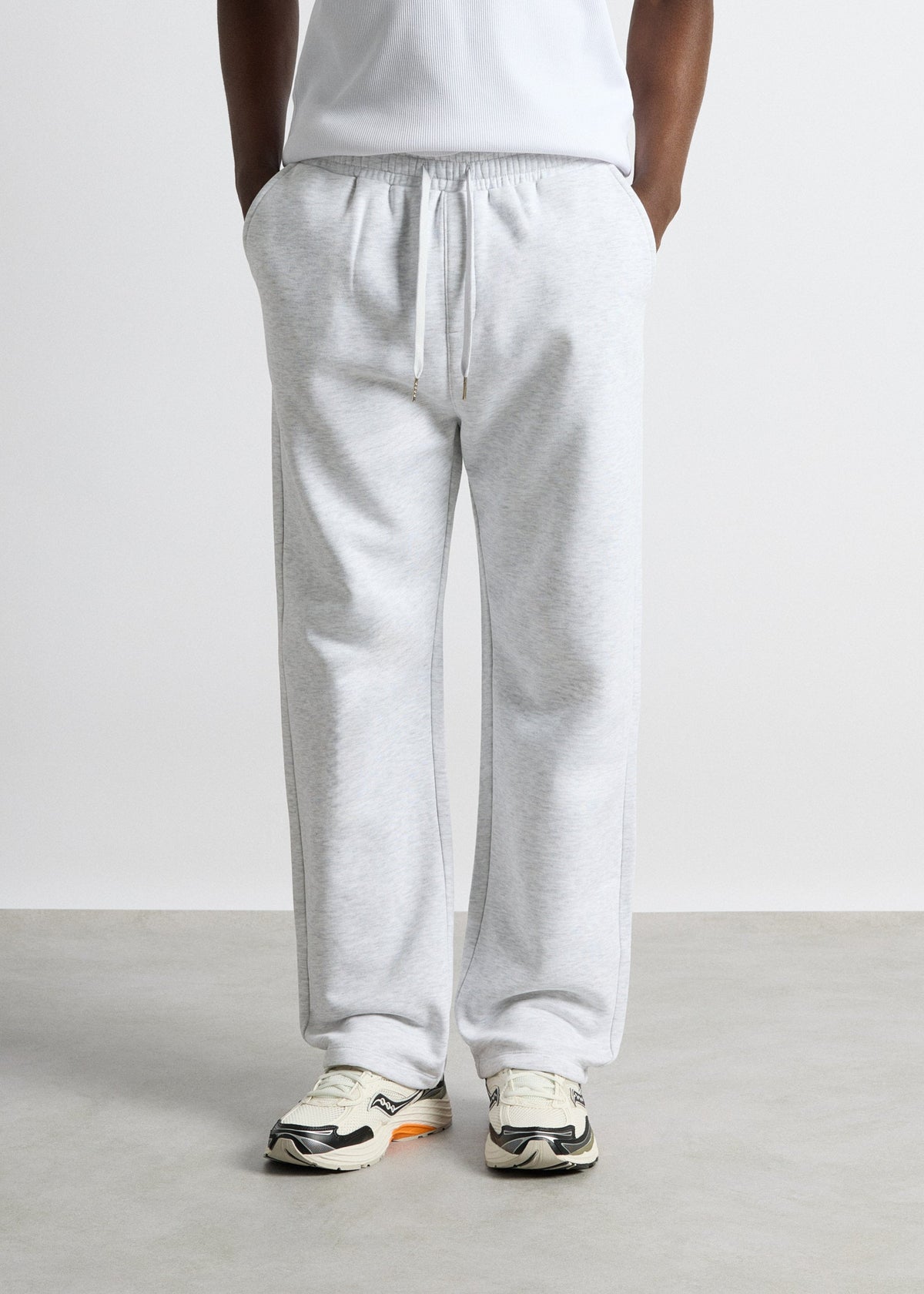 Pantalón de Chándal Recto Pablo en gris ceniza, foto 4