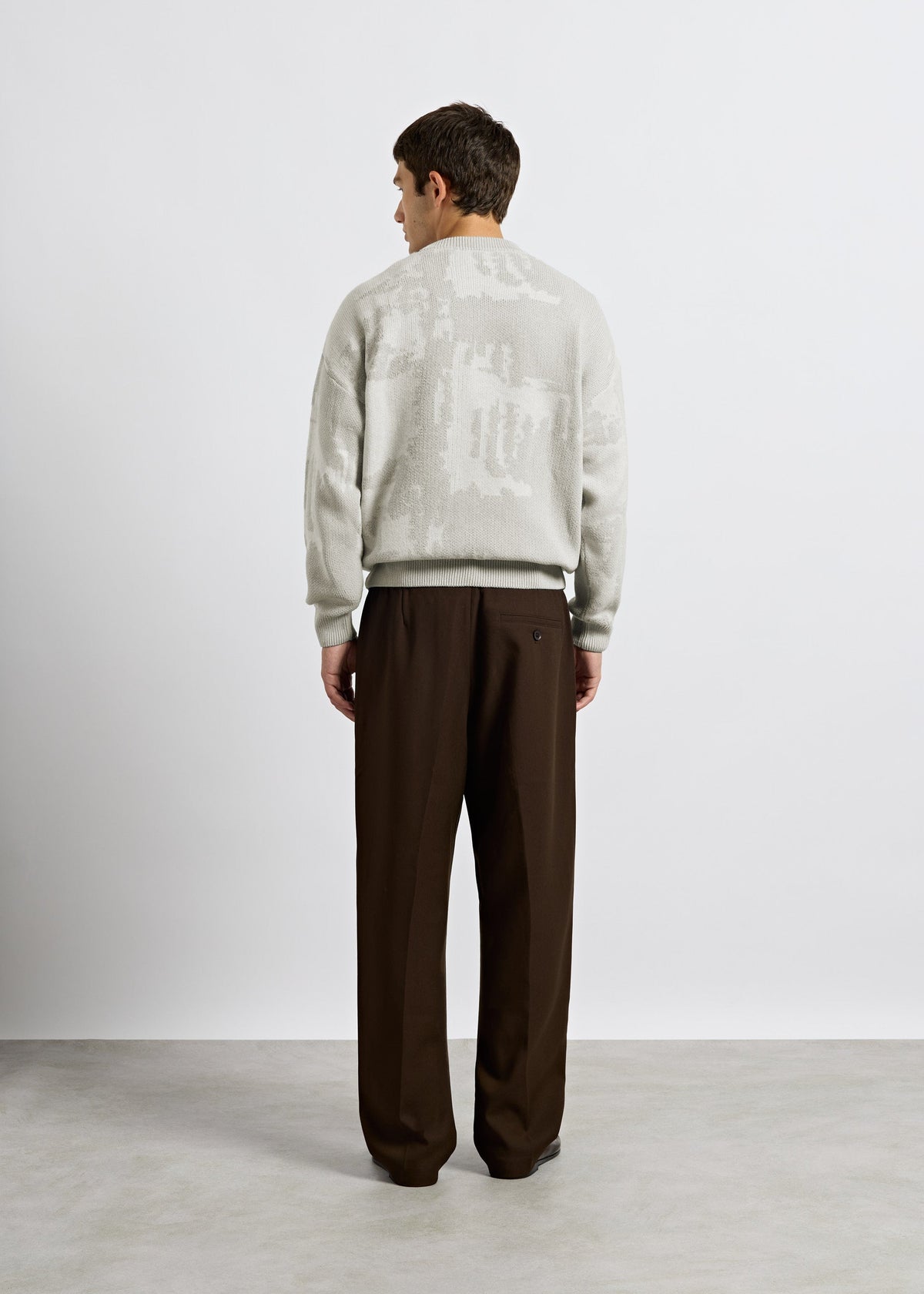 Pantalón de Vestir Recto Diego en chocolate, foto 5