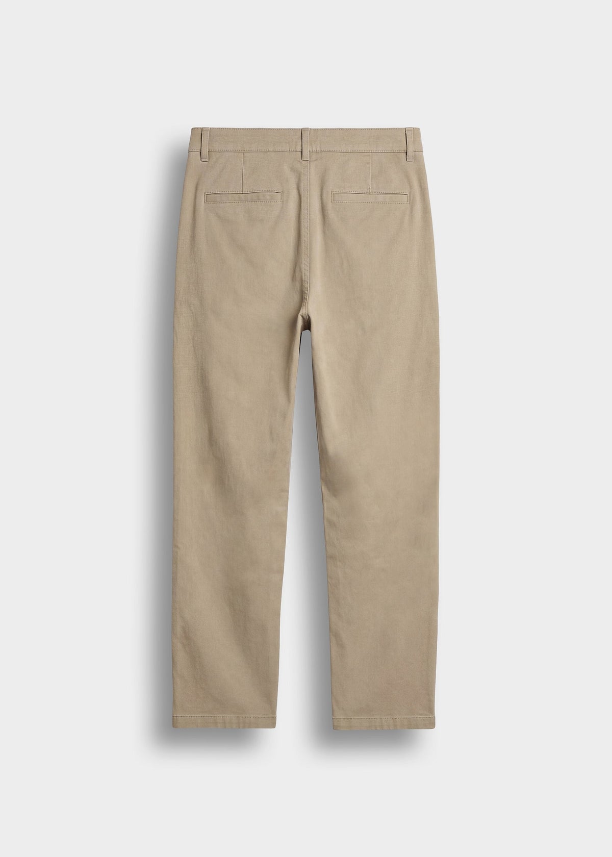 Pantalón Chino Regular Tomás en beige arena, vista trasera