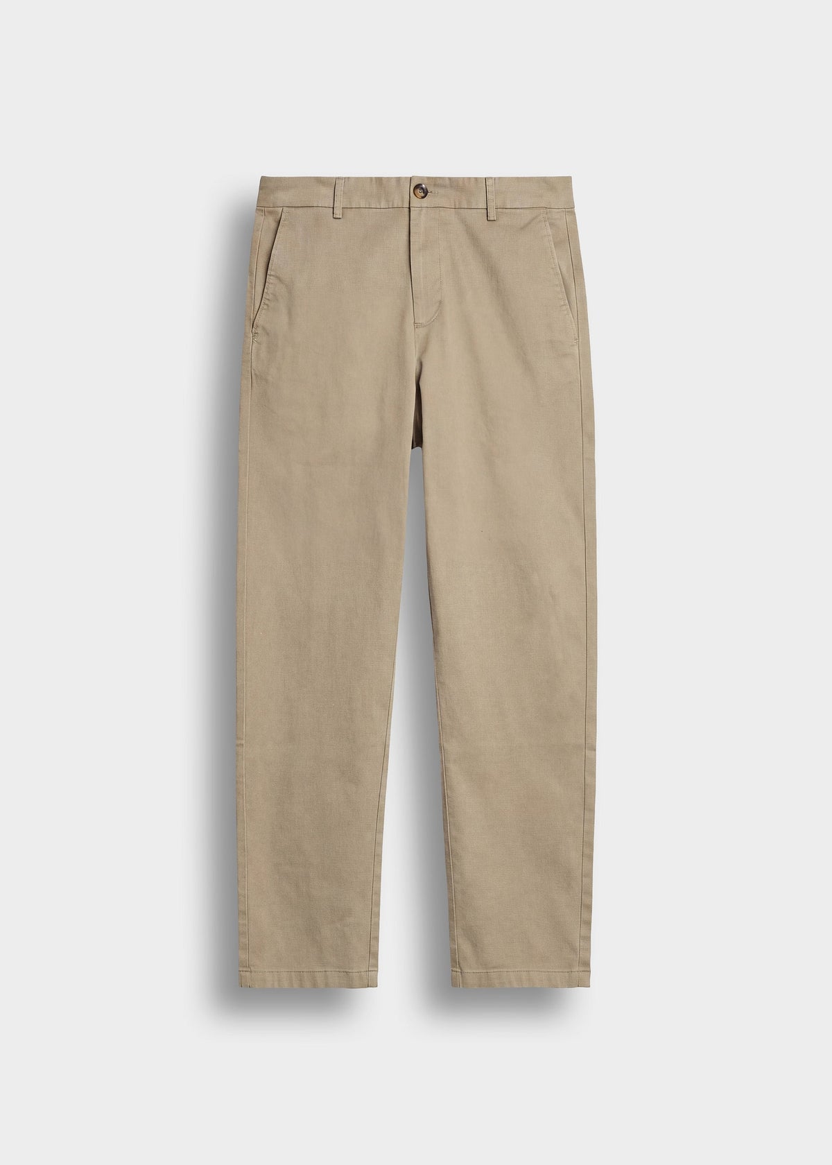 Pantalón Chino Regular Tomás en beige arena, vista delantera