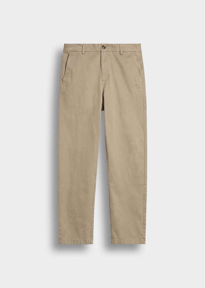 Pantalón Chino Regular Tomás en beige arena, vista delantera