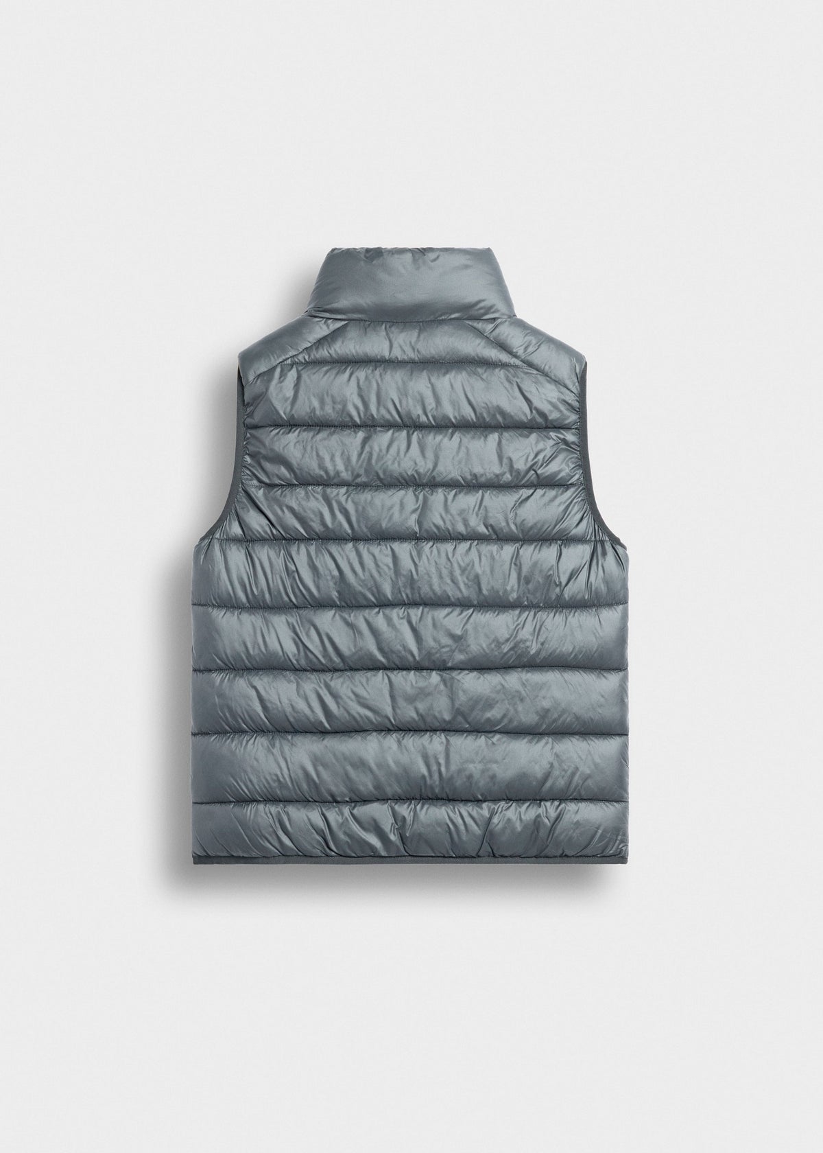 Chaleco Acolchado Ligero Bruno en gris, vista trasera