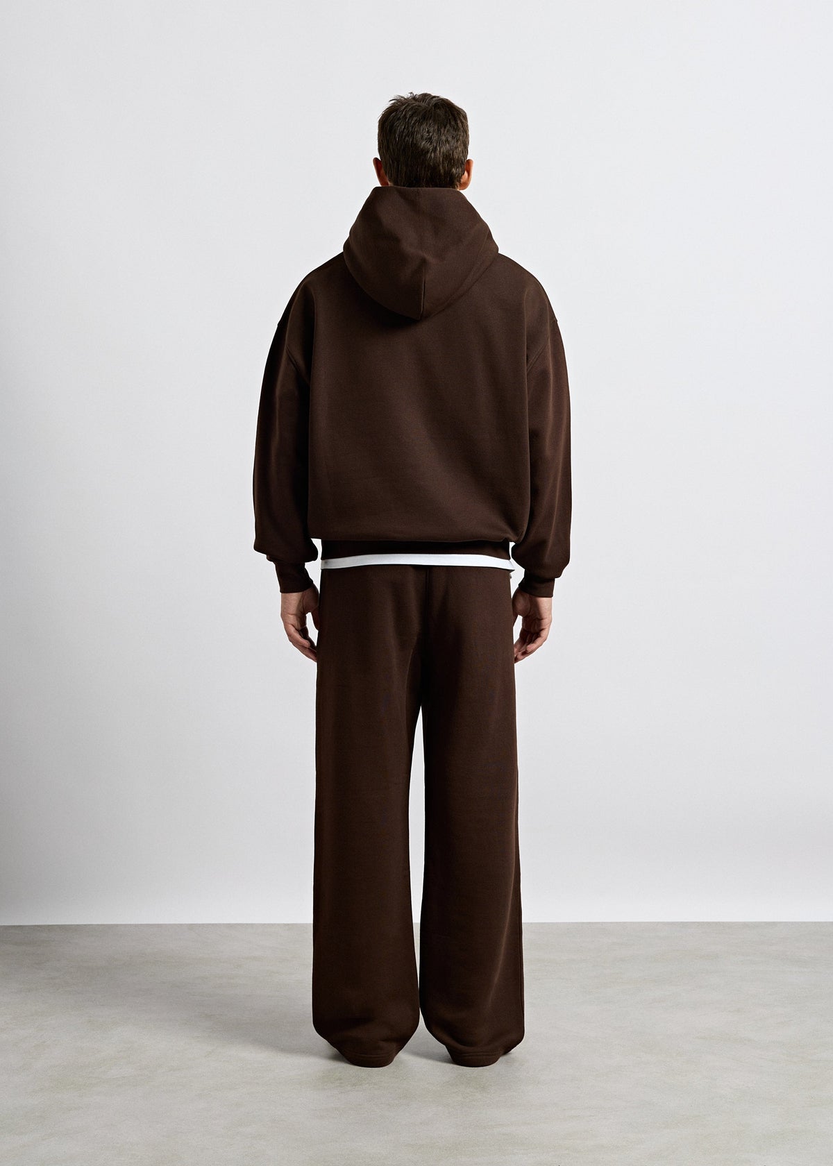 Sudadera Capucha Oversize Teo en chocolate, foto 5