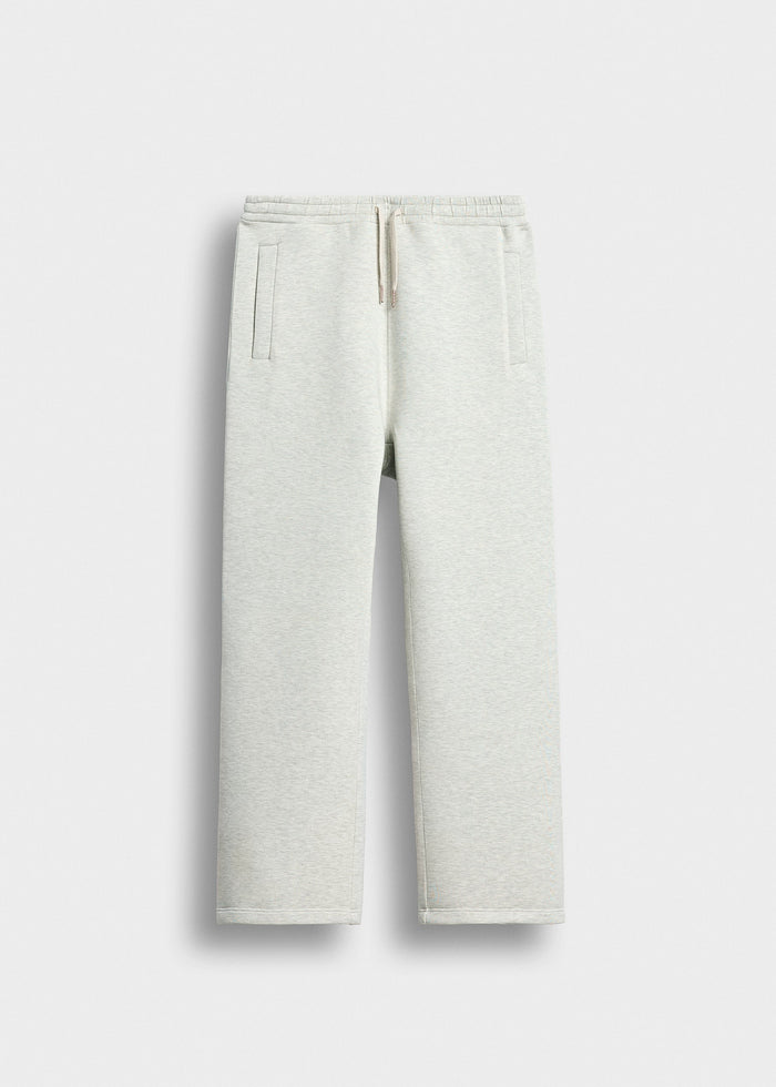Pantalón Scuba Pierna Ancha Víctor en gris ceniza, vista delantera