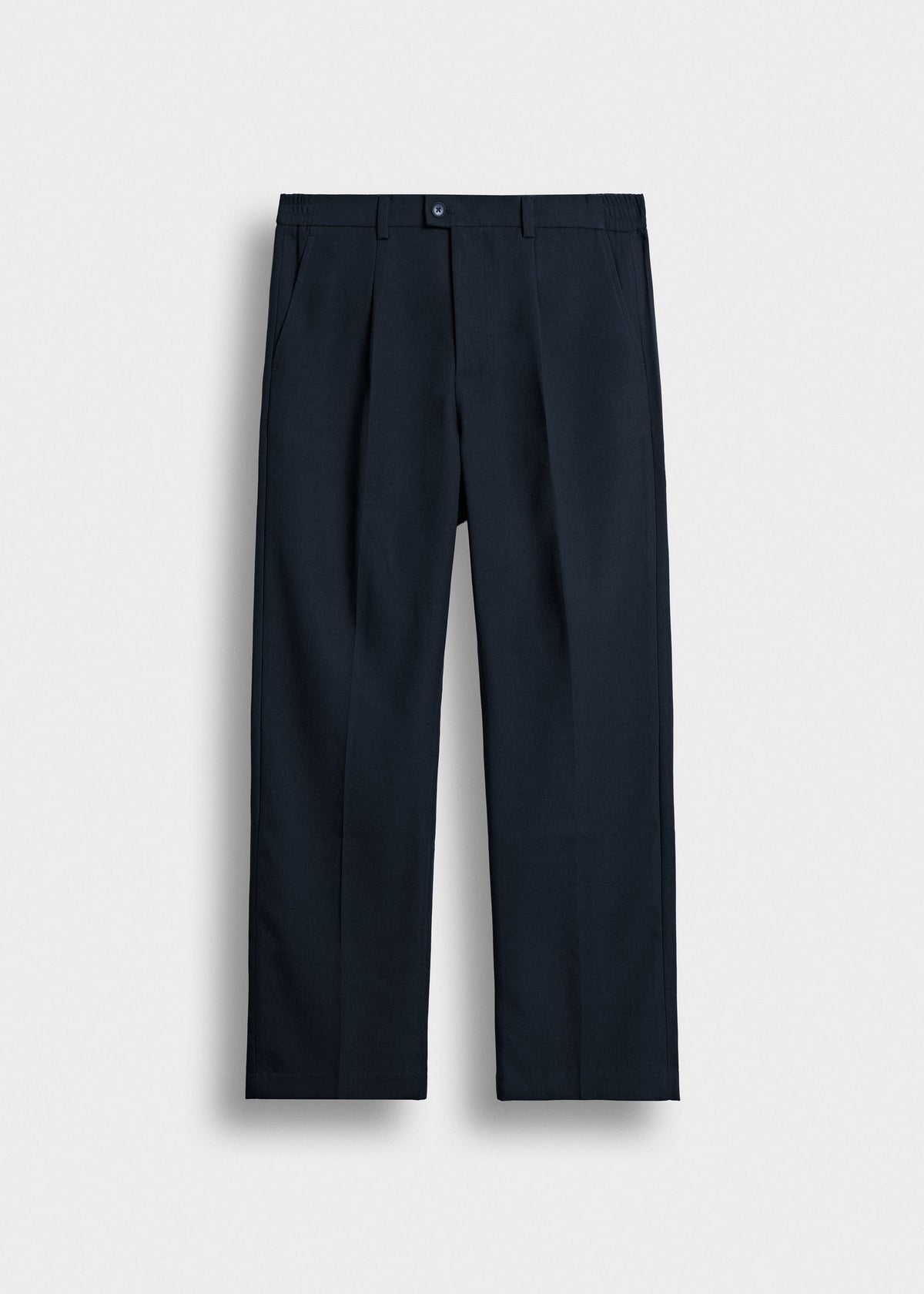 Pantalón de Vestir Recto Diego en azul marino, vista delantera