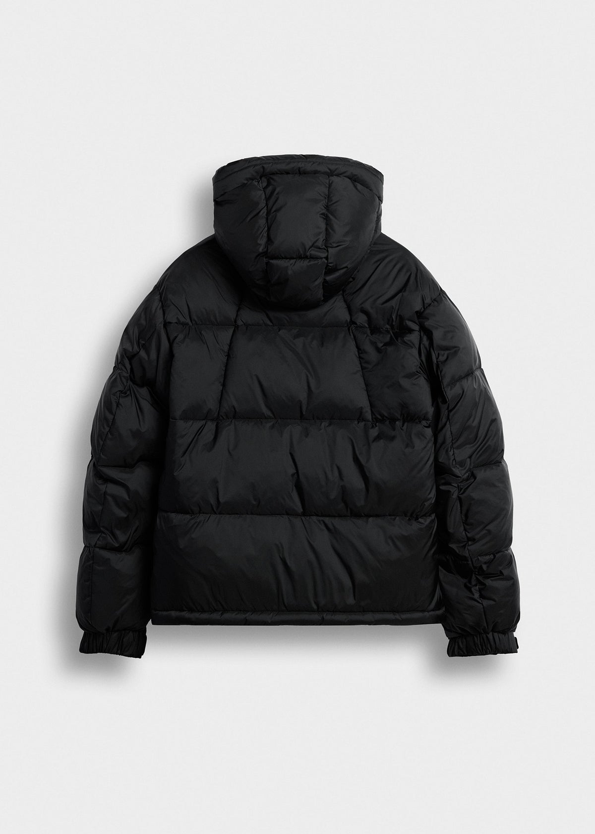 Chaqueta Acolchada Puños Ajustables Unai en negro, vista trasera