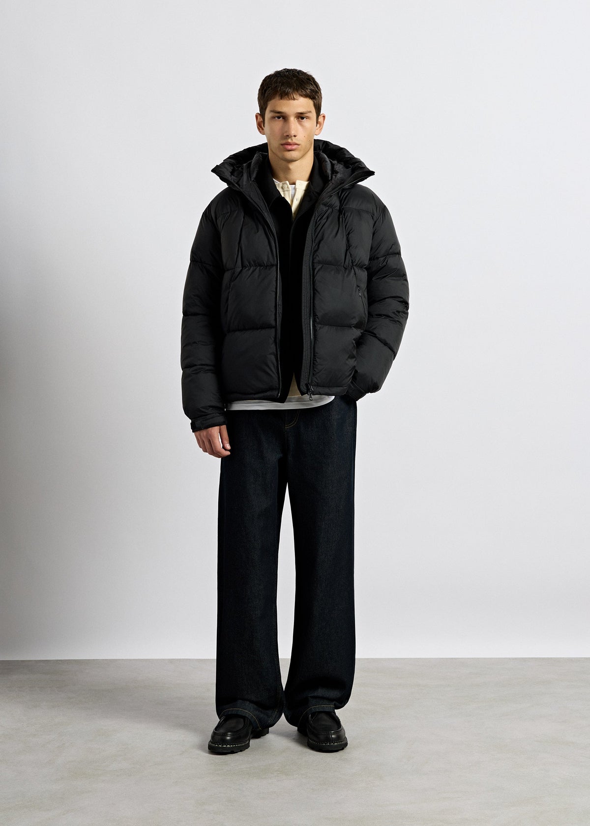 Chaqueta Acolchada Puños Ajustables Unai en negro, foto 4
