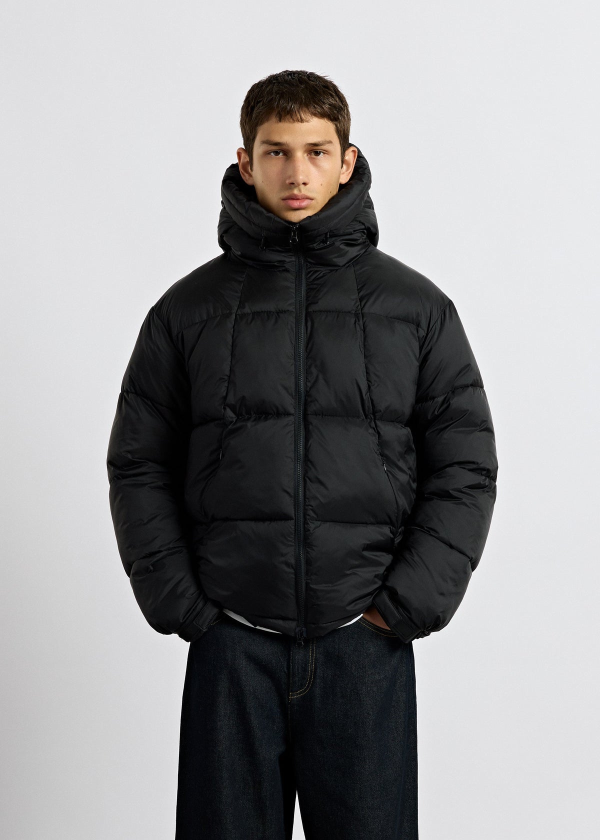 Chaqueta Acolchada Puños Ajustables Unai en negro, foto 3