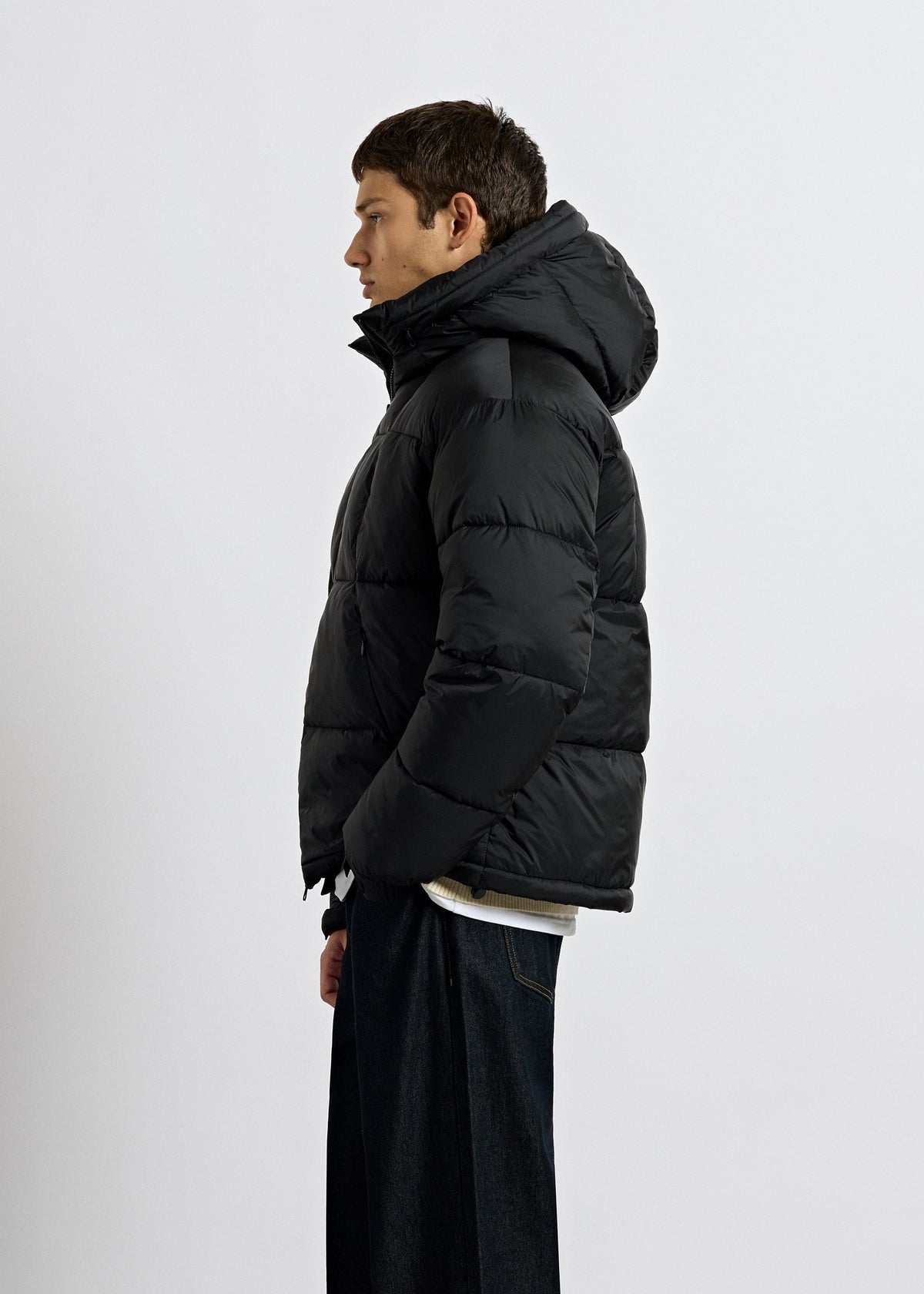 Chaqueta Acolchada Puños Ajustables Unai en negro, foto 6