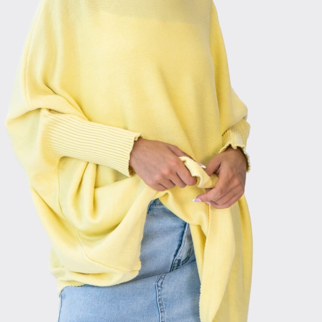 Rafaela | Jersey oversize de hombros caídos