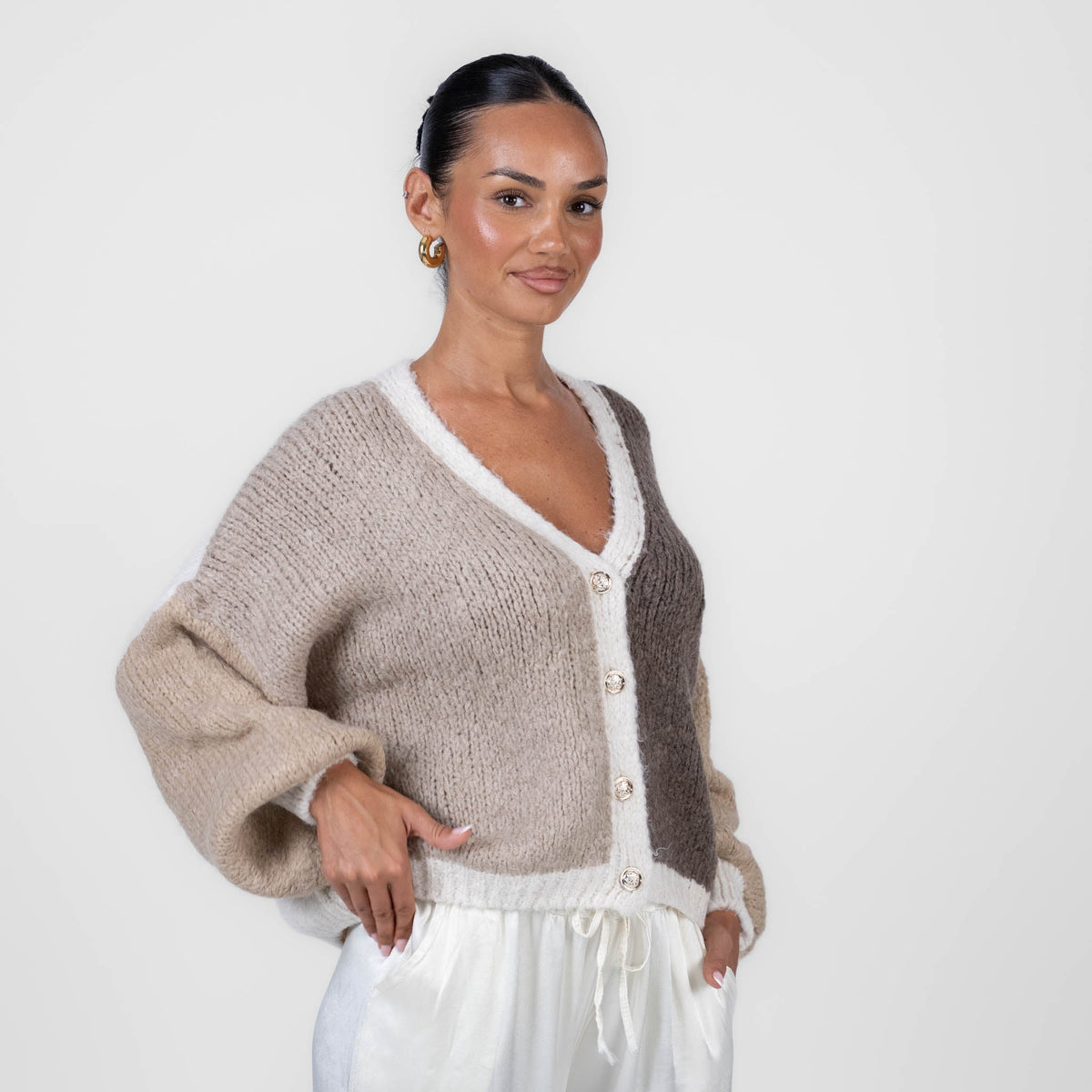 Malena | Cárdigan oversize pastel