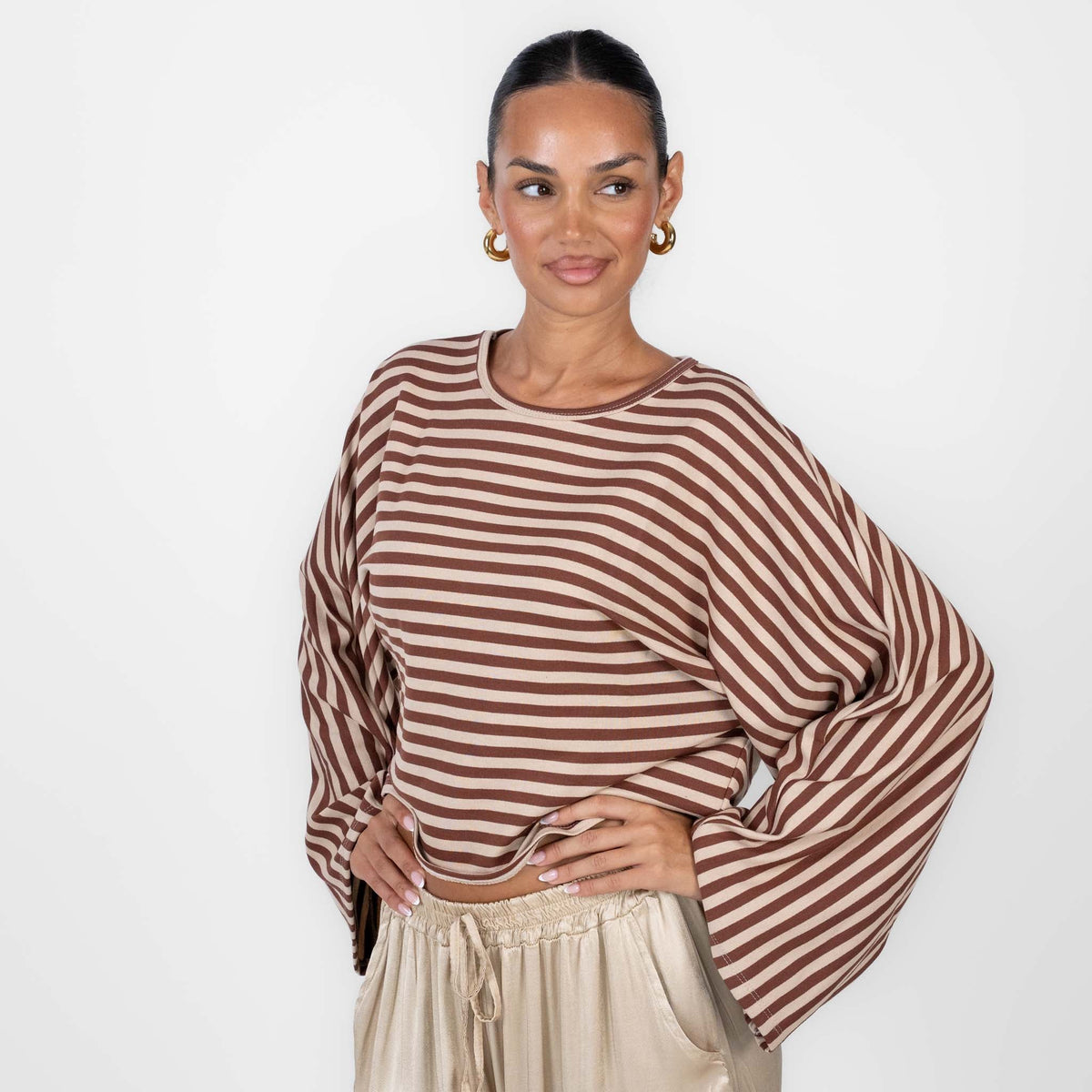 Nuria | Jersey de rayas de manga larga
