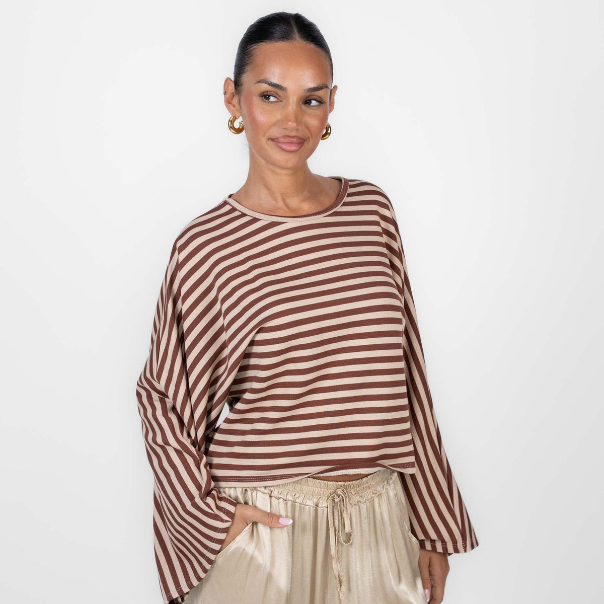 Nuria | Jersey de rayas de manga larga