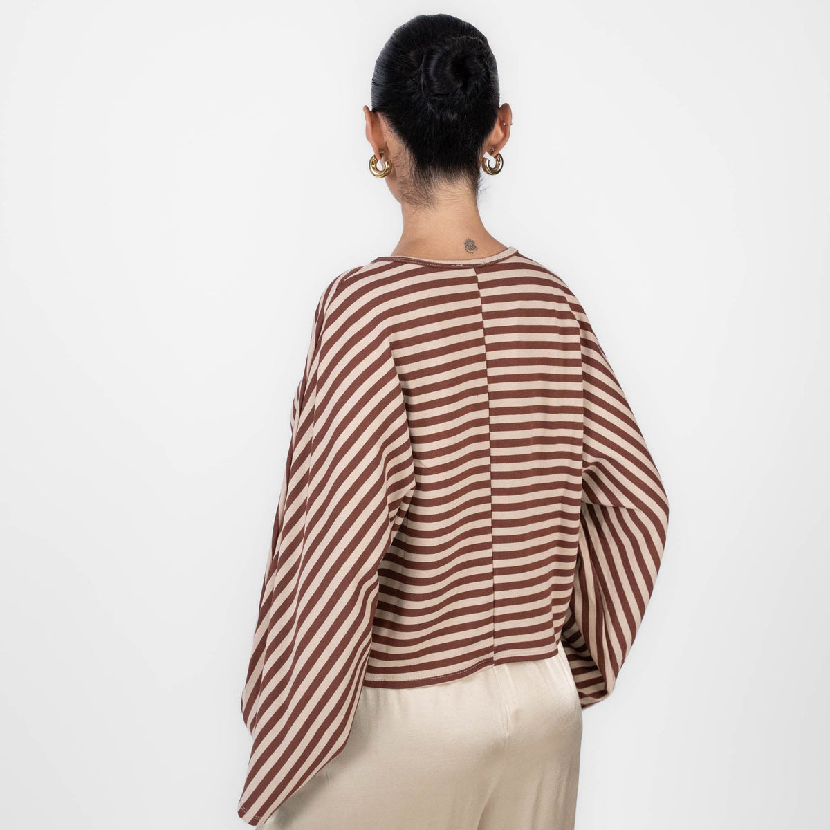 Nuria | Jersey de rayas de manga larga
