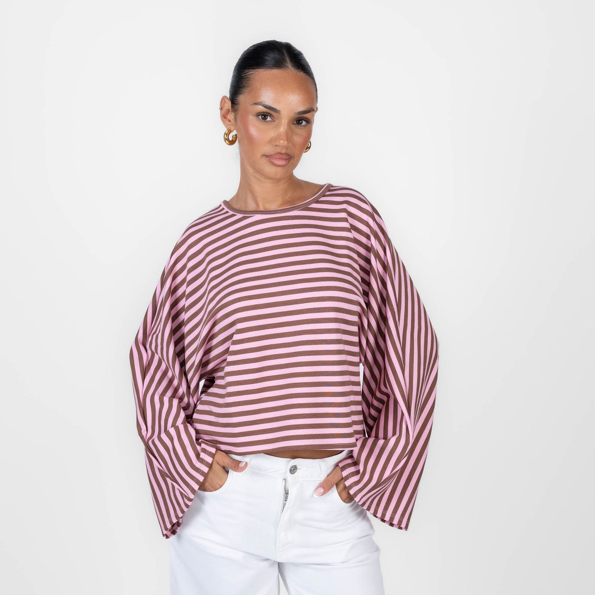 Nuria | Jersey de rayas de manga larga