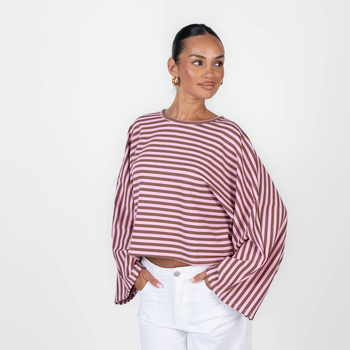 Nuria | Jersey de rayas de manga larga